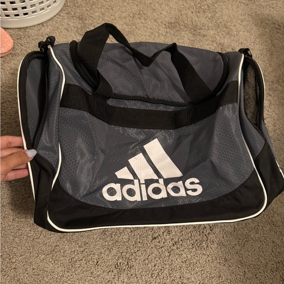 Adidas Black and Gray Duffel Bag - Picture 1 of 4